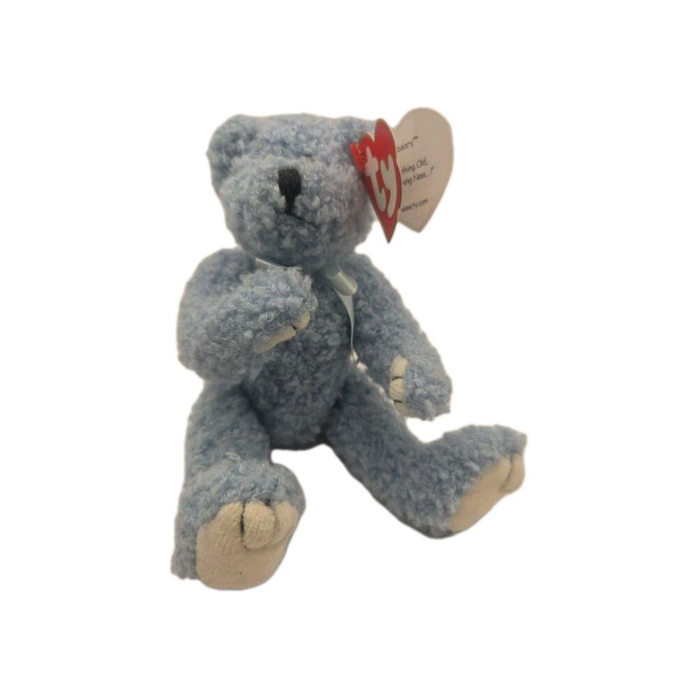 Ty Beanie Baby BlueBeary The Attic Treasures Collection Plush 8" 1993